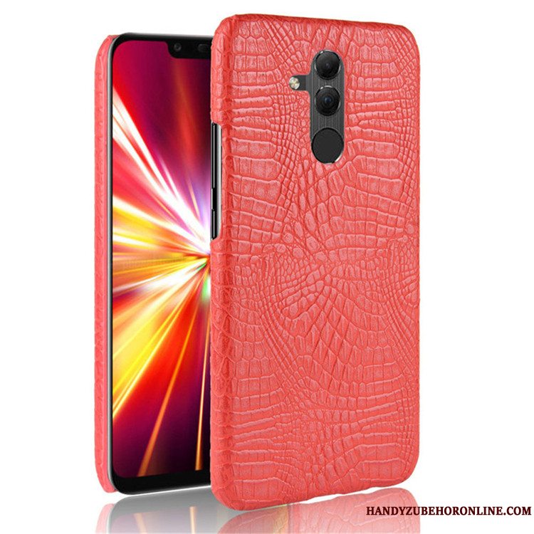 Etui Huawei Mate 20 Lite Beskyttelse Grøn Telefon, Cover Huawei Mate 20 Lite Hård Krokodille Mønster