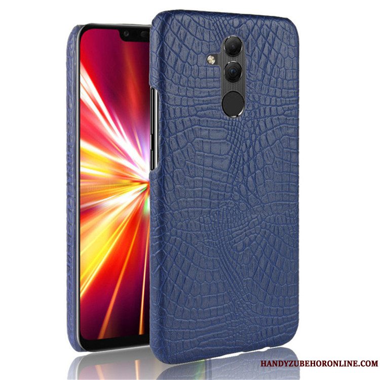 Etui Huawei Mate 20 Lite Beskyttelse Grøn Telefon, Cover Huawei Mate 20 Lite Hård Krokodille Mønster