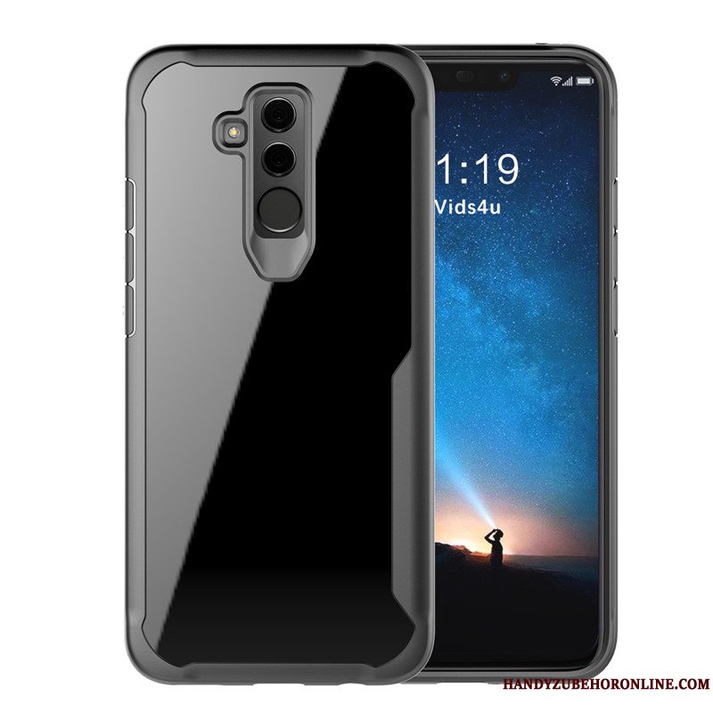 Etui Huawei Mate 20 Lite Beskyttelse Ungdom Gennemsigtig, Cover Huawei Mate 20 Lite Business Rød