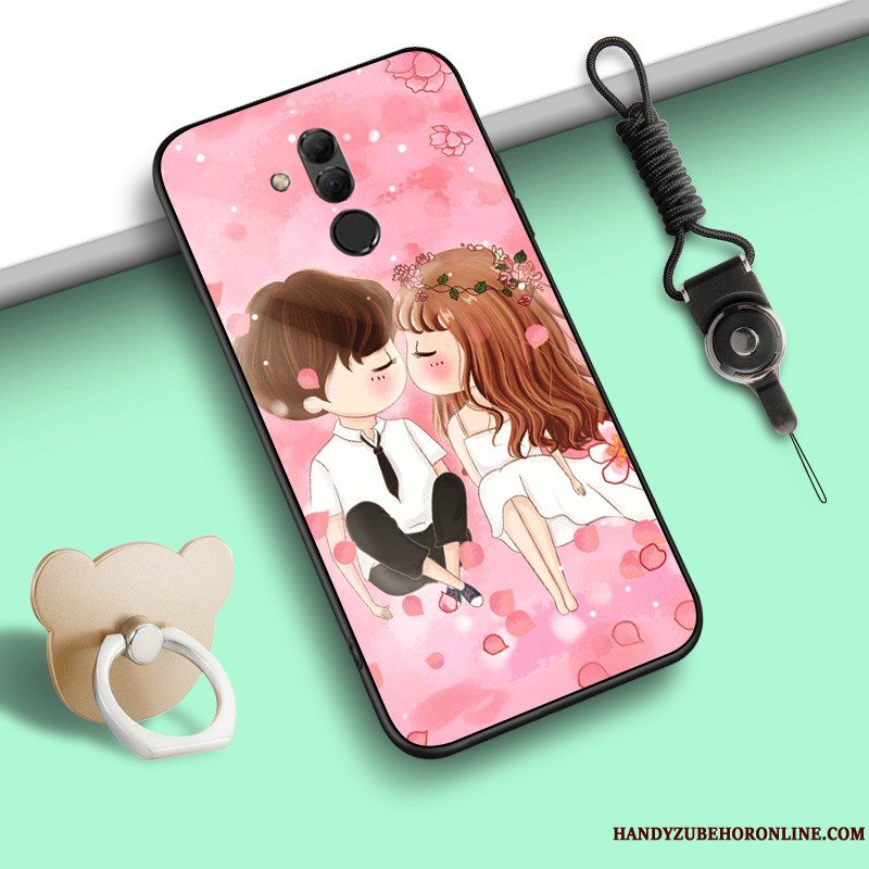 Etui Huawei Mate 20 Lite Blød Blå Hængende Ornamenter, Cover Huawei Mate 20 Lite Cartoon Lille Sektion Anti-fald