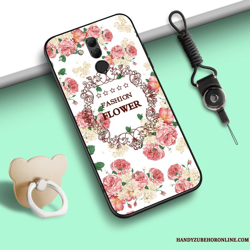 Etui Huawei Mate 20 Lite Blød Blå Hængende Ornamenter, Cover Huawei Mate 20 Lite Cartoon Lille Sektion Anti-fald