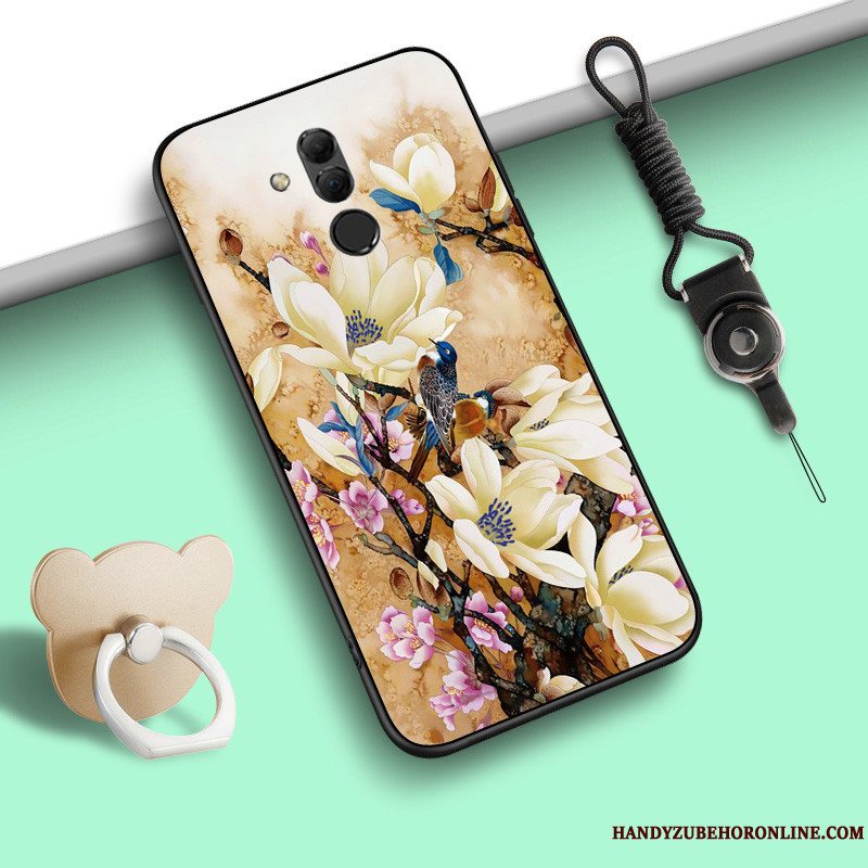 Etui Huawei Mate 20 Lite Blød Blå Hængende Ornamenter, Cover Huawei Mate 20 Lite Cartoon Lille Sektion Anti-fald