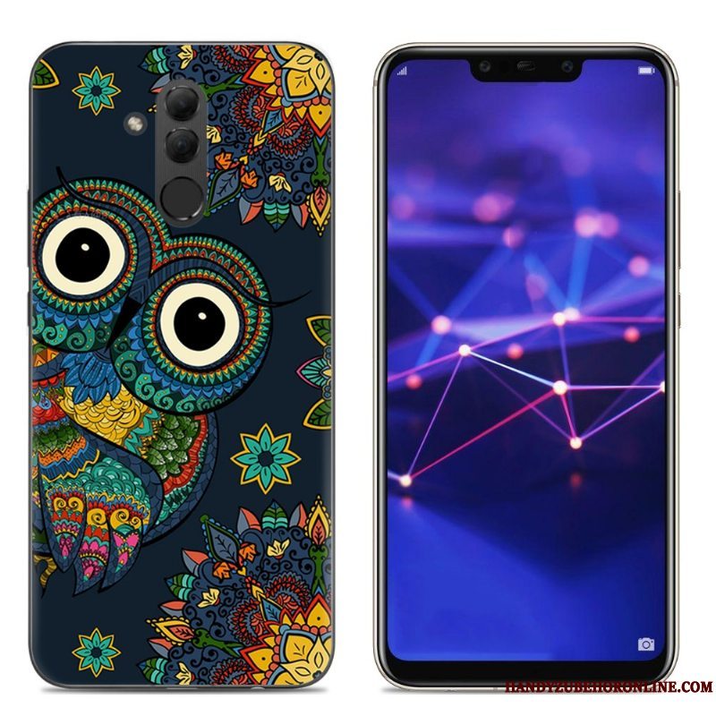 Etui Huawei Mate 20 Lite Blød Telefongennemsigtig, Cover Huawei Mate 20 Lite Farve