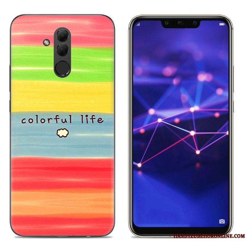 Etui Huawei Mate 20 Lite Blød Telefongennemsigtig, Cover Huawei Mate 20 Lite Farve