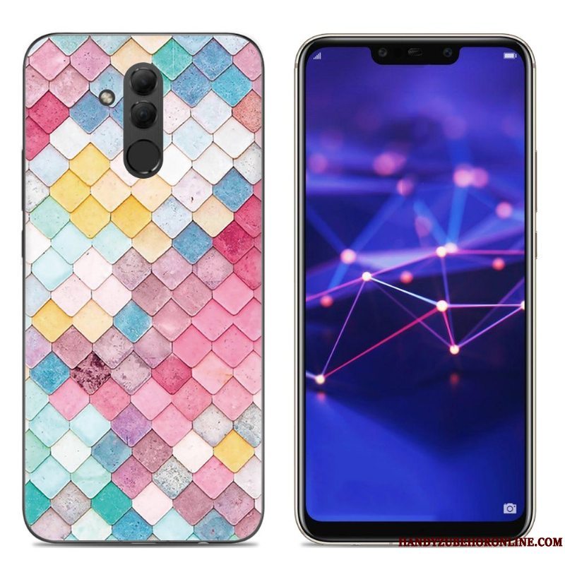 Etui Huawei Mate 20 Lite Blød Telefongennemsigtig, Cover Huawei Mate 20 Lite Farve