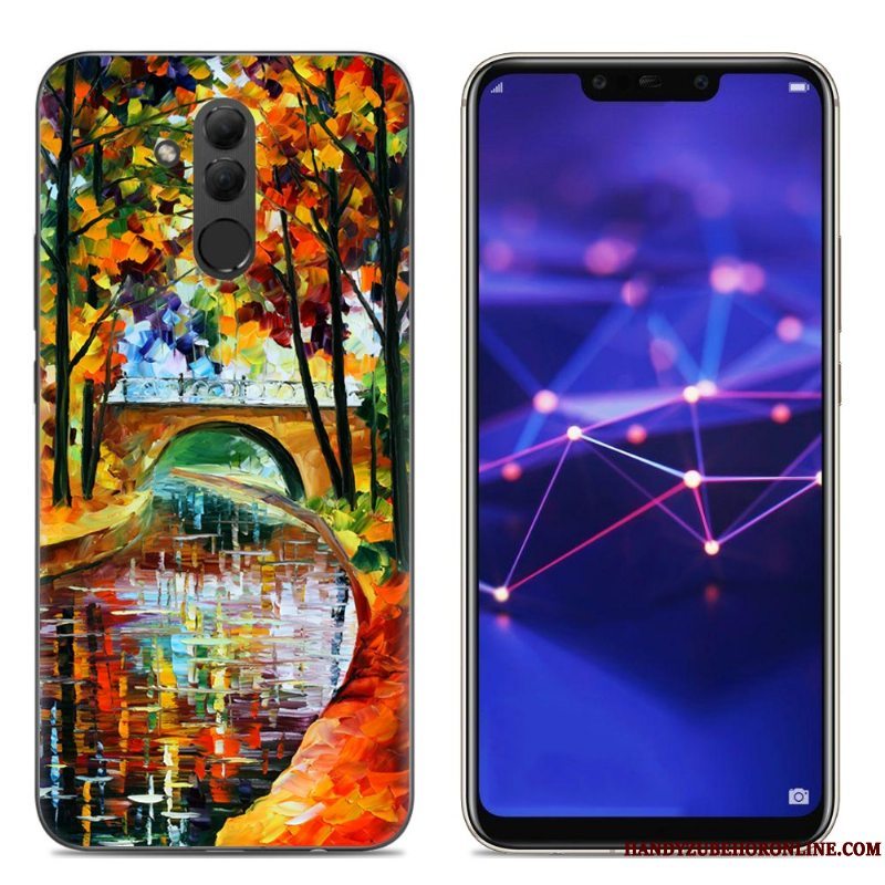 Etui Huawei Mate 20 Lite Blød Telefongennemsigtig, Cover Huawei Mate 20 Lite Farve