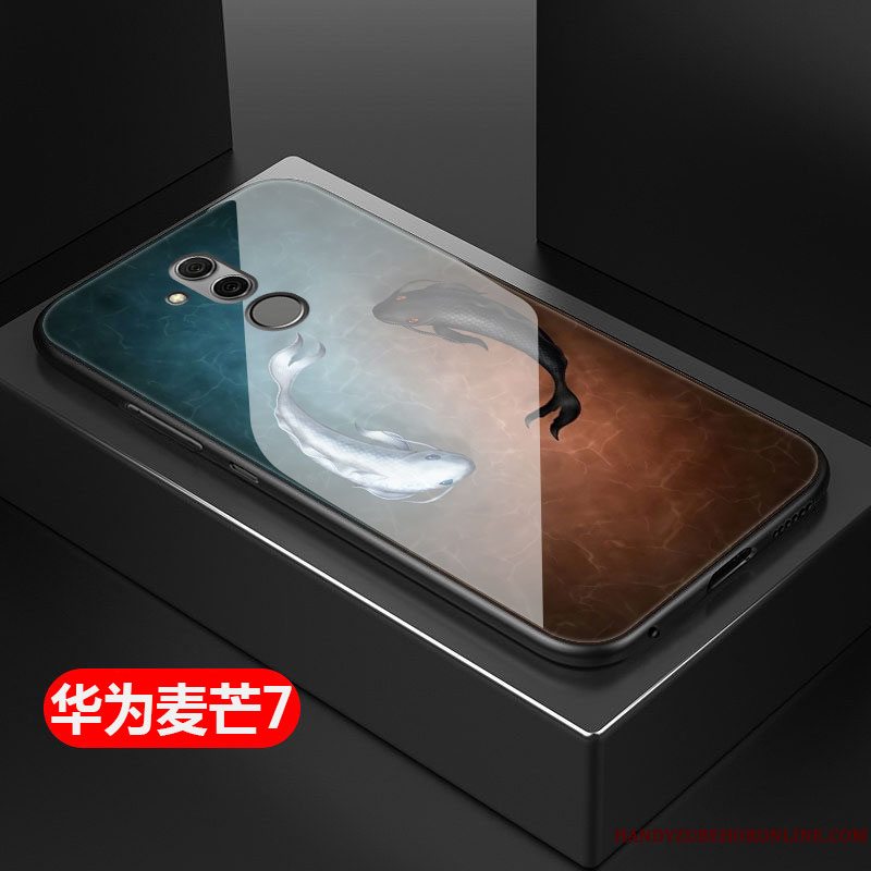 Etui Huawei Mate 20 Lite Tasker Af Personlighed Anti-fald, Cover Huawei Mate 20 Lite Beskyttelse Glas Trendy