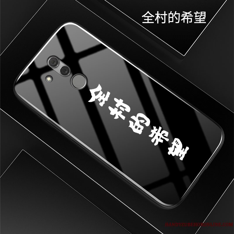 Etui Huawei Mate 20 Lite Tasker Trendy Lyserød, Cover Huawei Mate 20 Lite Silikone Glas Telefon