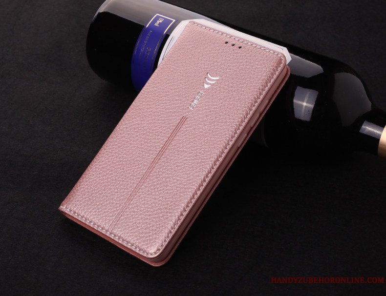 Etui Huawei Mate 20 Læder Telefonautentiske, Cover Huawei Mate 20 Tasker Sort