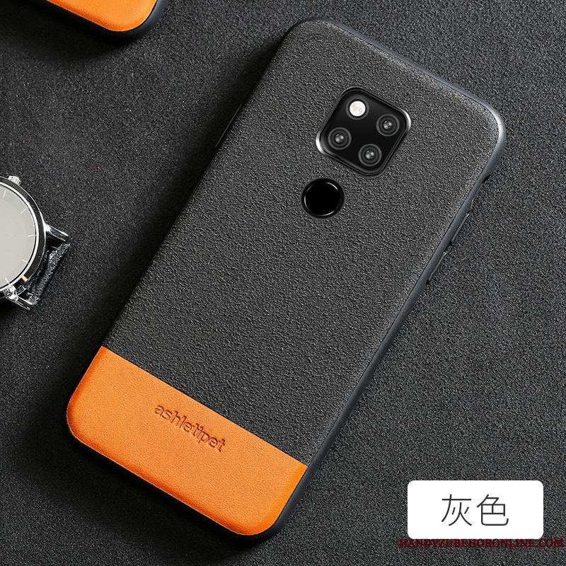 Etui Huawei Mate 20 Mode Telefonelegante, Cover Huawei Mate 20 Beskyttelse Simple Splejsning