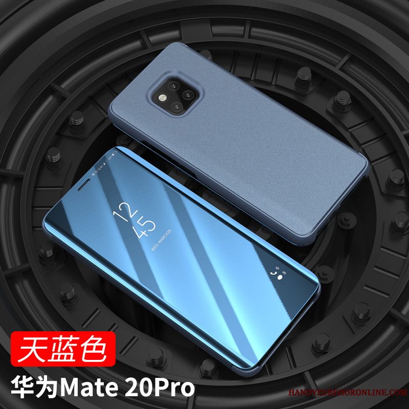 Etui Huawei Mate 20 Pro Beskyttelse Spejl Trend, Cover Huawei Mate 20 Pro Kreativ Af Personlighed Lyserød