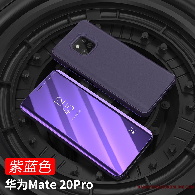 Etui Huawei Mate 20 Pro Beskyttelse Spejl Trend, Cover Huawei Mate 20 Pro Kreativ Af Personlighed Lyserød