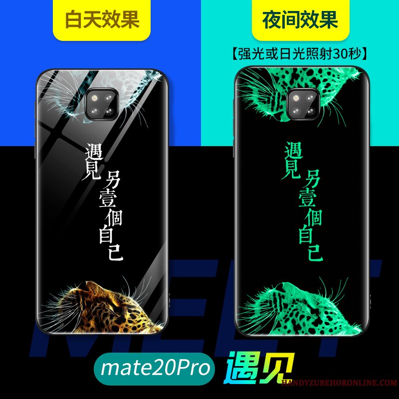 Etui Huawei Mate 20 Pro Silikone Net Red Lyser, Cover Huawei Mate 20 Pro Kreativ Af Personlighed Trendy