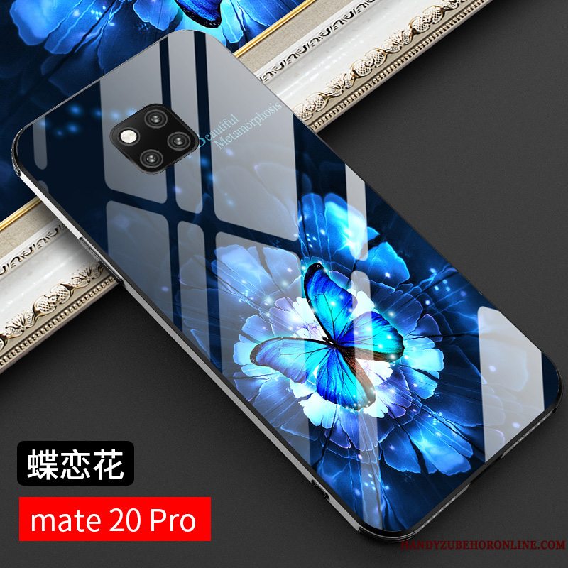 Etui Huawei Mate 20 Pro Tasker Af Personlighed Kinesisk Stil, Cover Huawei Mate 20 Pro Mode Glas Stjerne