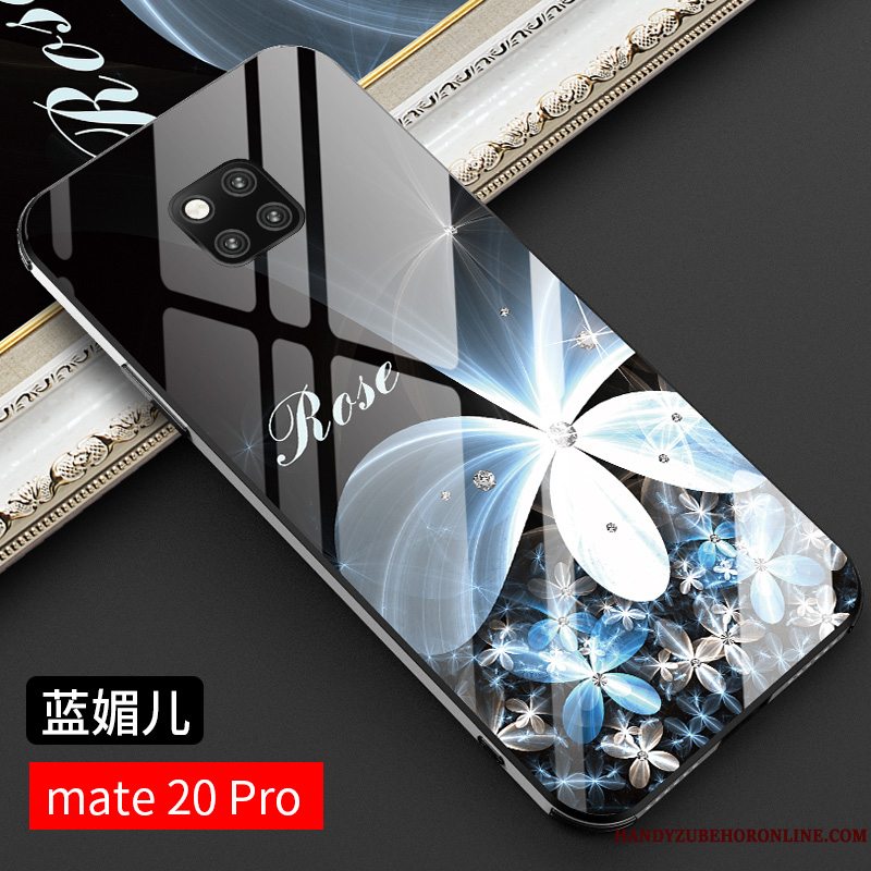 Etui Huawei Mate 20 Pro Tasker Af Personlighed Kinesisk Stil, Cover Huawei Mate 20 Pro Mode Glas Stjerne