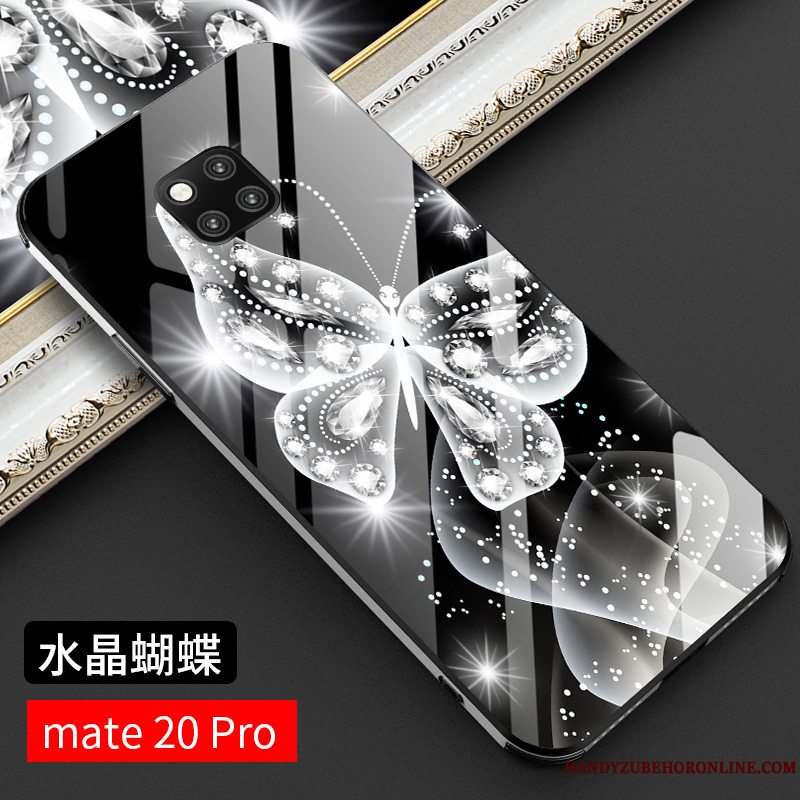 Etui Huawei Mate 20 Pro Tasker Af Personlighed Kinesisk Stil, Cover Huawei Mate 20 Pro Mode Glas Stjerne