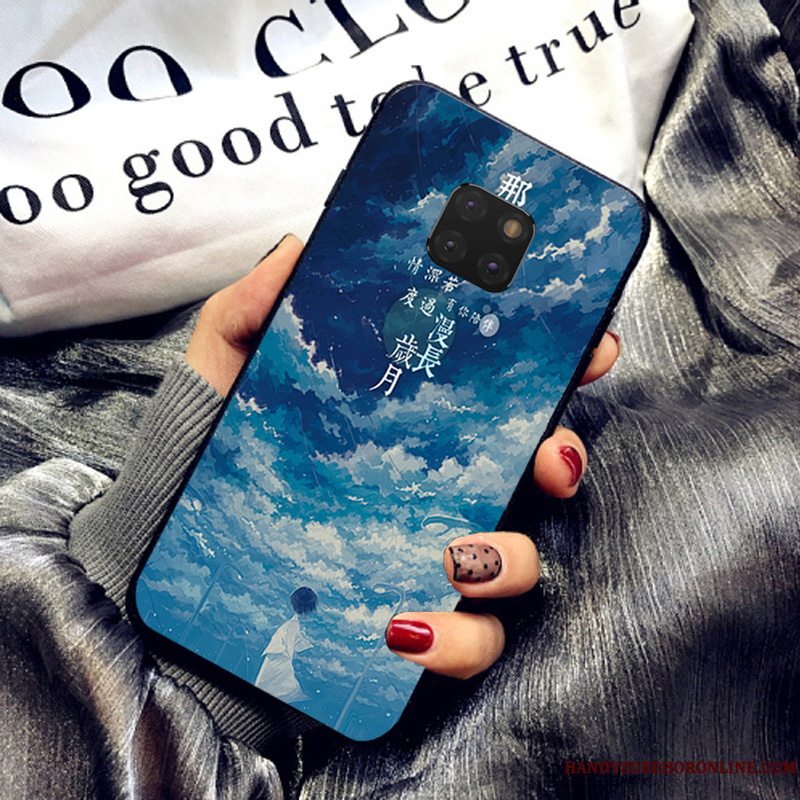 Etui Huawei Mate 20 Pro Tasker Anti-fald Trend, Cover Huawei Mate 20 Pro Mode Af Personlighed Nubuck