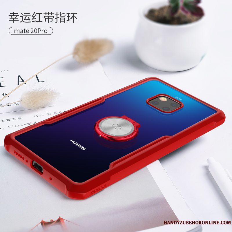 Etui Huawei Mate 20 Pro Tasker Hård Anti-fald, Cover Huawei Mate 20 Pro Mode Blå Trendy