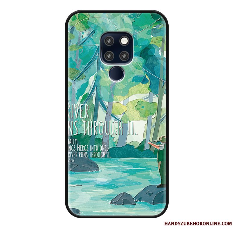 Etui Huawei Mate 20 Rs Beskyttelse Anti-fald Lille Sektion, Cover Huawei Mate 20 Rs Simple Blomster