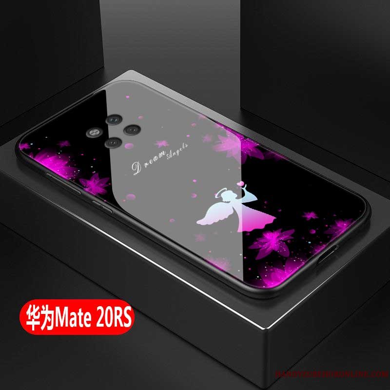 Etui Huawei Mate 20 Rs Beskyttelse Trend Lyserød, Cover Huawei Mate 20 Rs Tasker Anti-fald Af Personlighed