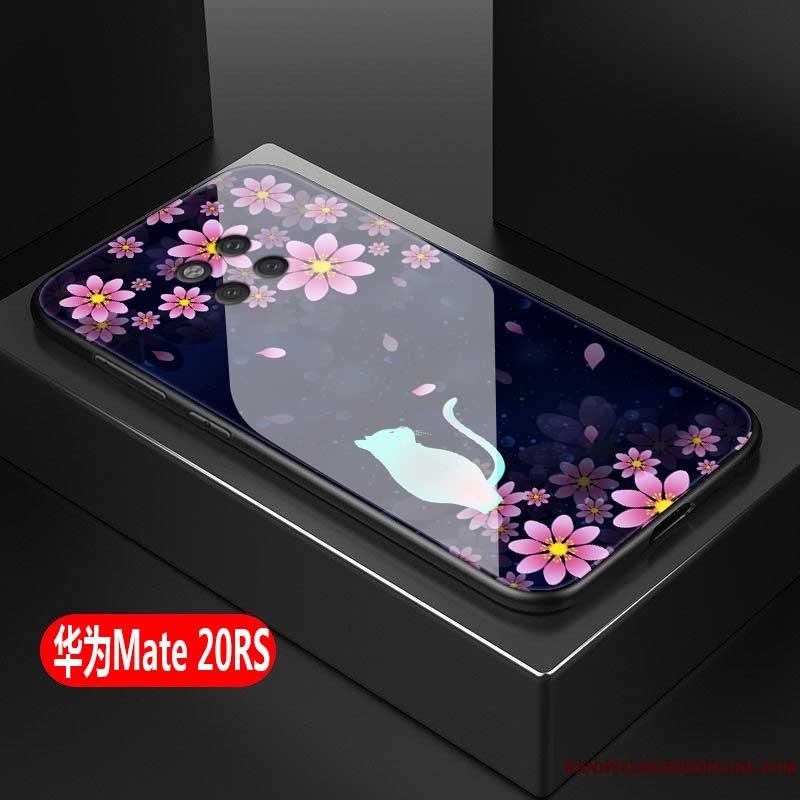 Etui Huawei Mate 20 Rs Beskyttelse Trend Lyserød, Cover Huawei Mate 20 Rs Tasker Anti-fald Af Personlighed