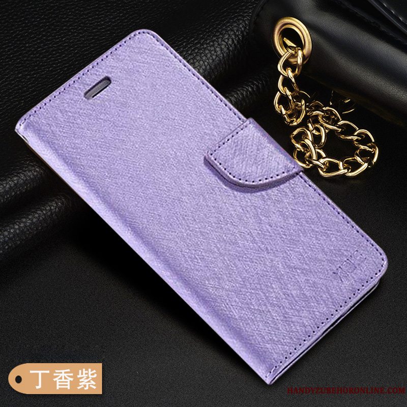 Etui Huawei Mate 20 Rs Læder Lilla Af Personlighed, Cover Huawei Mate 20 Rs Folio Telefon