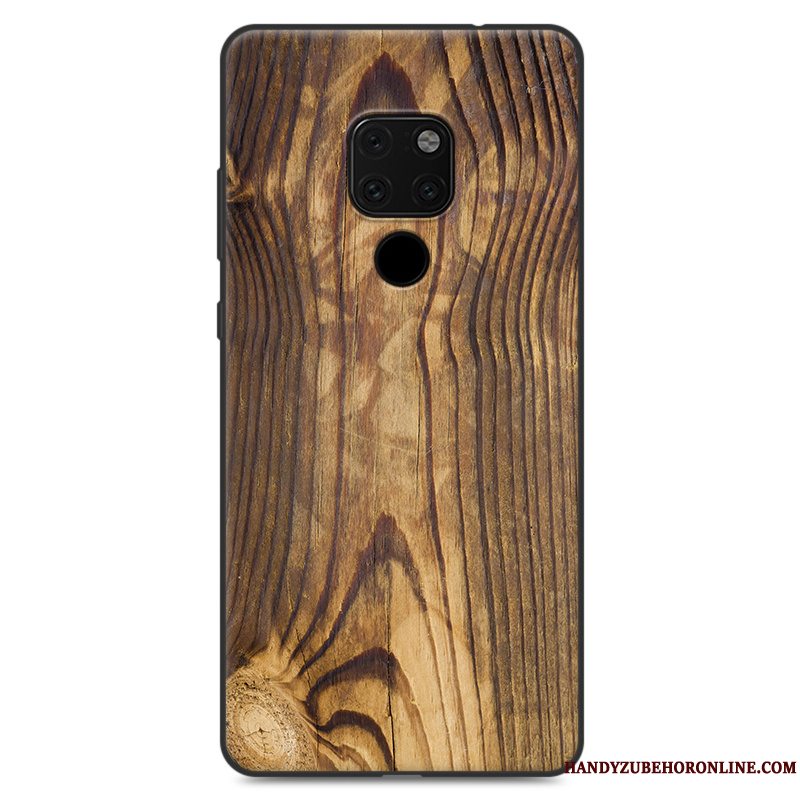 Etui Huawei Mate 20 X Kreativ Mønster Blå, Cover Huawei Mate 20 X Malet Stor Telefon