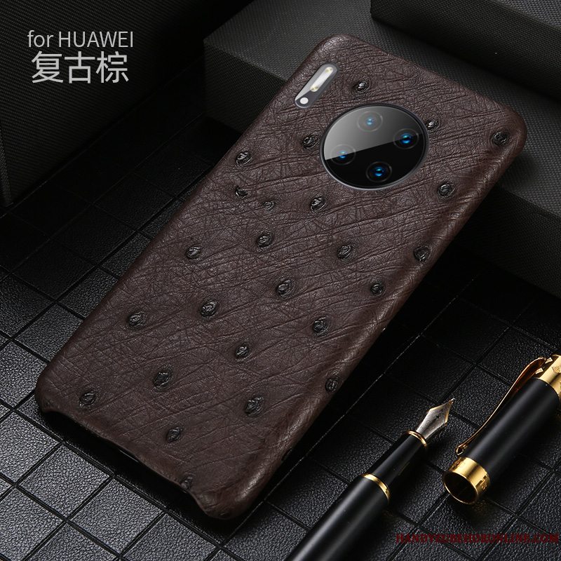 Etui Huawei Mate 30 Beskyttelse Anti-fald Sort, Cover Huawei Mate 30 Tasker High End Business