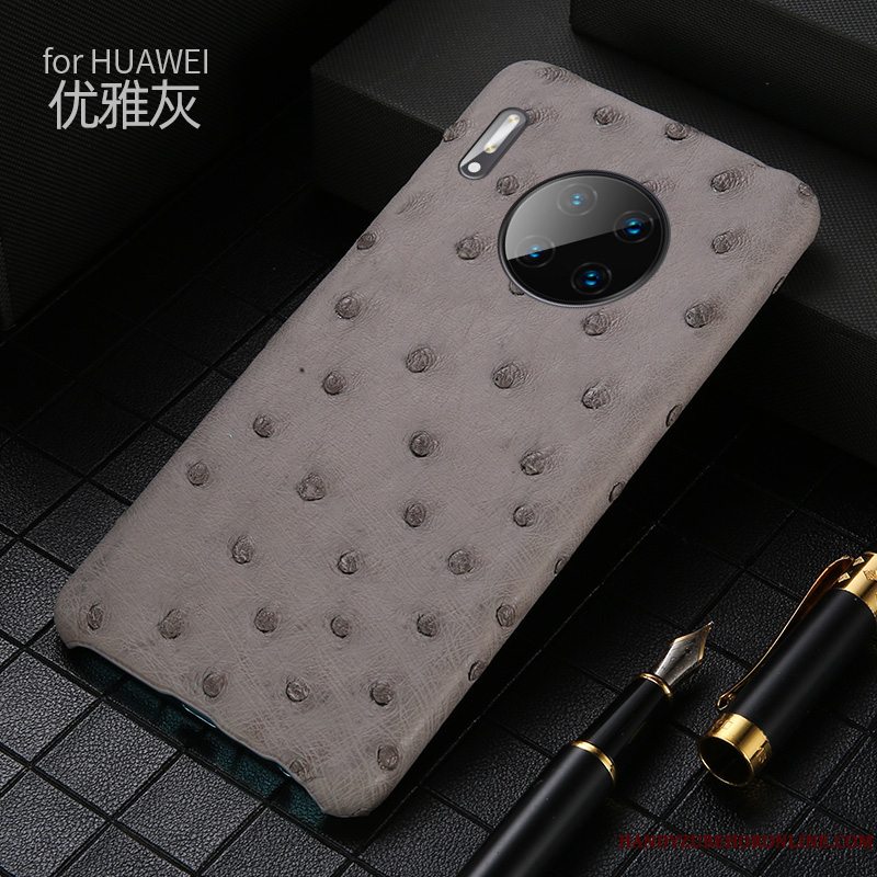 Etui Huawei Mate 30 Beskyttelse Anti-fald Sort, Cover Huawei Mate 30 Tasker High End Business