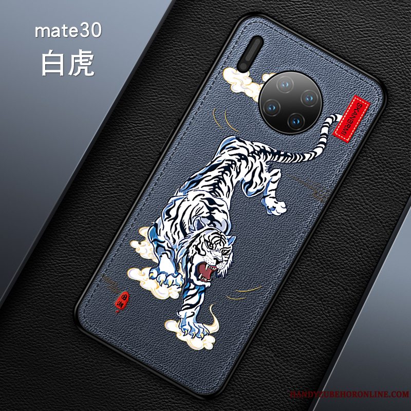 Etui Huawei Mate 30 Kreativ Hård Kran, Cover Huawei Mate 30 Tasker Telefonkinesisk Stil