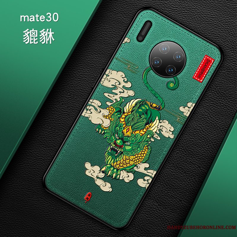 Etui Huawei Mate 30 Kreativ Hård Kran, Cover Huawei Mate 30 Tasker Telefonkinesisk Stil