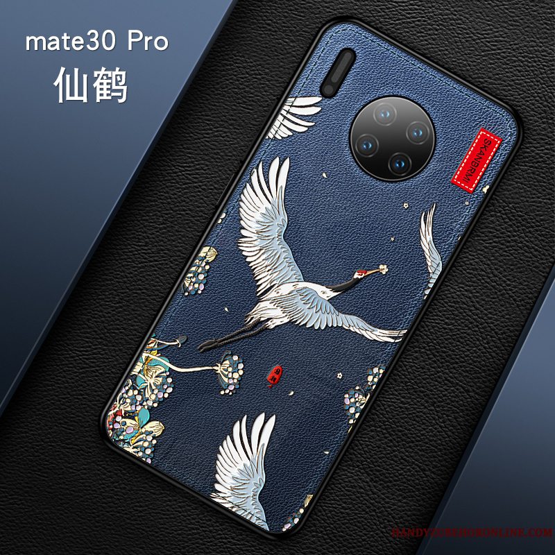 Etui Huawei Mate 30 Kreativ Hård Kran, Cover Huawei Mate 30 Tasker Telefonkinesisk Stil