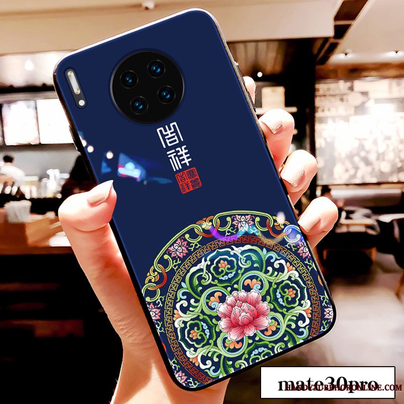 Etui Huawei Mate 30 Pro Anti-fald Rød, Cover Huawei Mate 30 Pro Telefonaf Personlighed