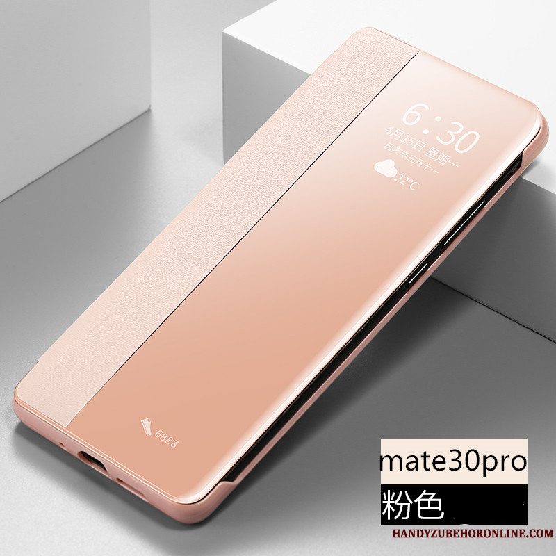 Etui Huawei Mate 30 Pro Beskyttelse Anti-fald Telefon, Cover Huawei Mate 30 Pro Tasker Sort Vinduer