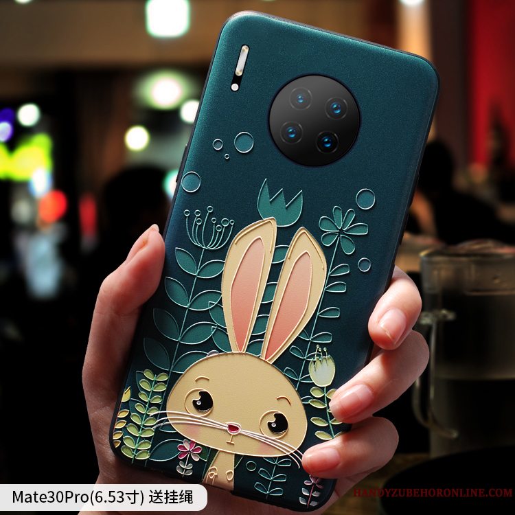 Etui Huawei Mate 30 Pro Beskyttelse Ny Smuk, Cover Huawei Mate 30 Pro Cartoon Tynd Lyserød