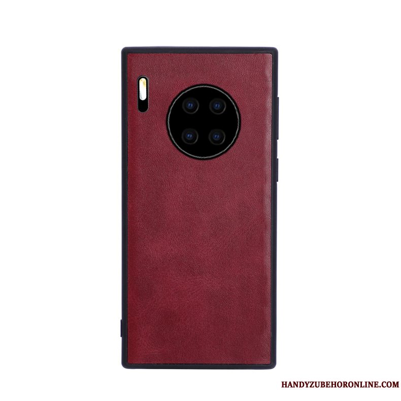 Etui Huawei Mate 30 Pro Blød Grøn Nubuck, Cover Huawei Mate 30 Pro Tasker Telefonaf Personlighed