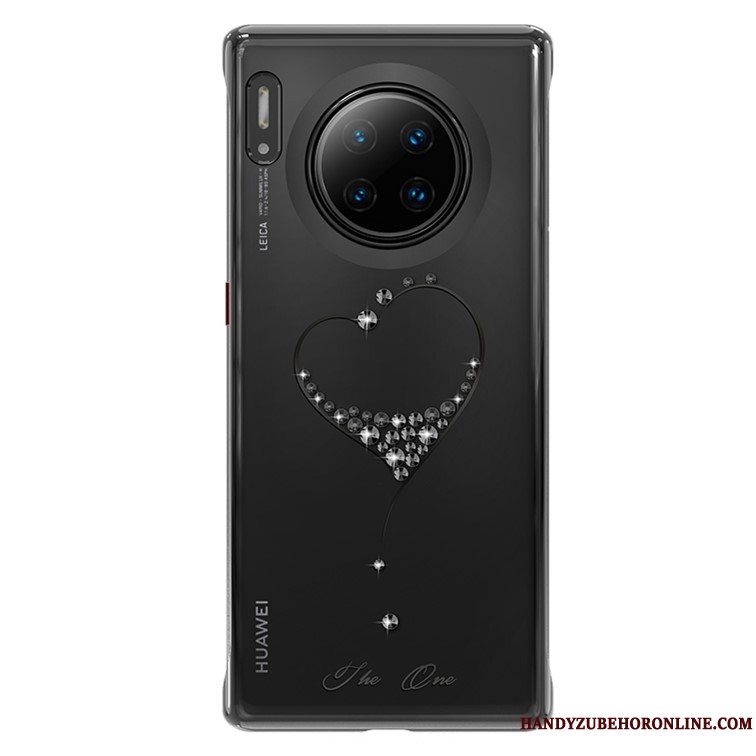 Etui Huawei Mate 30 Pro Kreativ Af Personlighed Telefon, Cover Huawei Mate 30 Pro Beskyttelse Guld Gennemsigtig