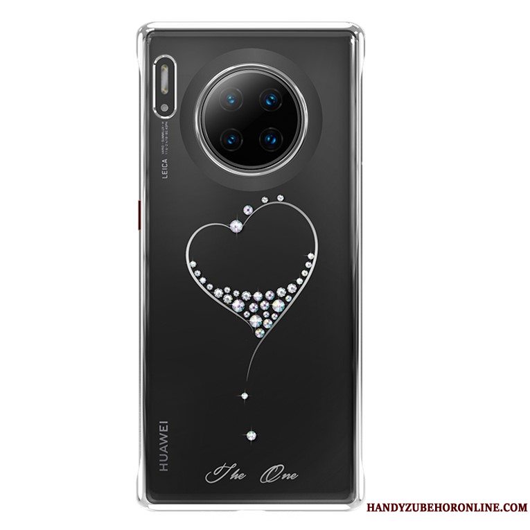 Etui Huawei Mate 30 Pro Kreativ Af Personlighed Telefon, Cover Huawei Mate 30 Pro Beskyttelse Guld Gennemsigtig