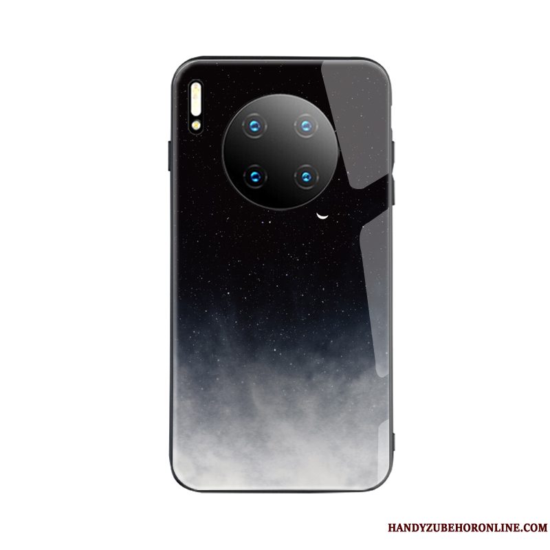 Etui Huawei Mate 30 Pro Kreativ Simple Af Personlighed, Cover Huawei Mate 30 Pro Hærdning Lyse