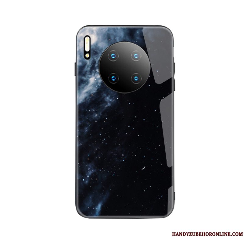 Etui Huawei Mate 30 Pro Kreativ Simple Af Personlighed, Cover Huawei Mate 30 Pro Hærdning Lyse