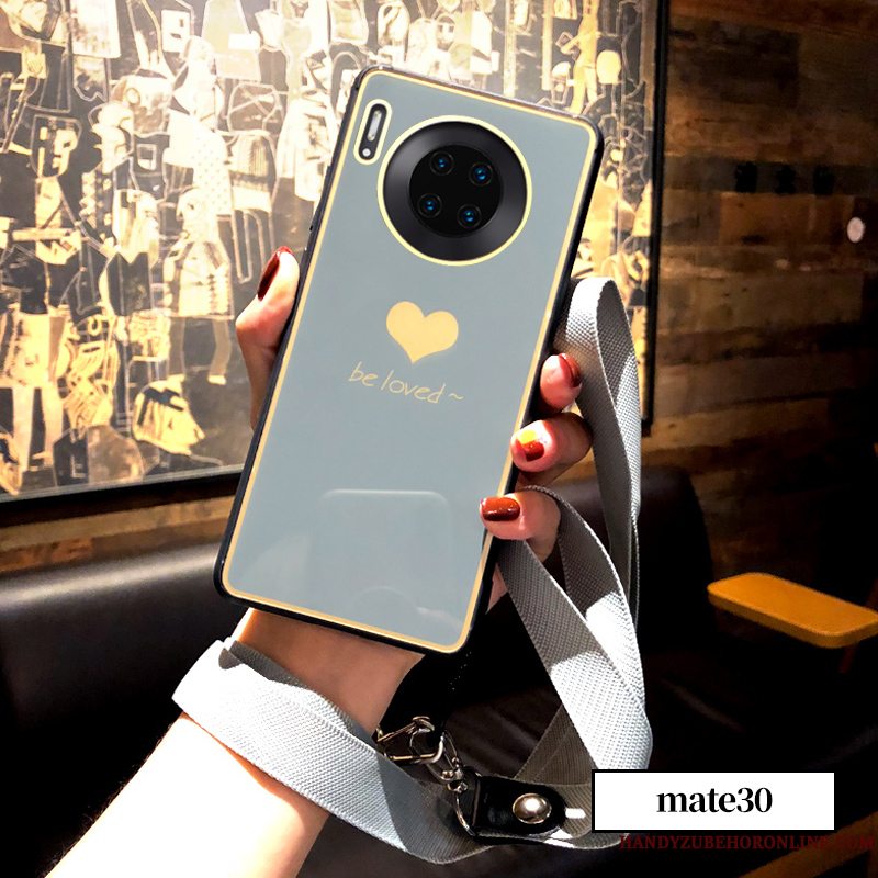 Etui Huawei Mate 30 Pro Silikone Hængende Ornamenter Anti-fald, Cover Huawei Mate 30 Pro Telefonkærlighed