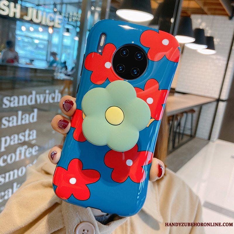 Etui Huawei Mate 30 Pro Silikone Telefonny, Cover Huawei Mate 30 Pro Tasker Blomster Vind