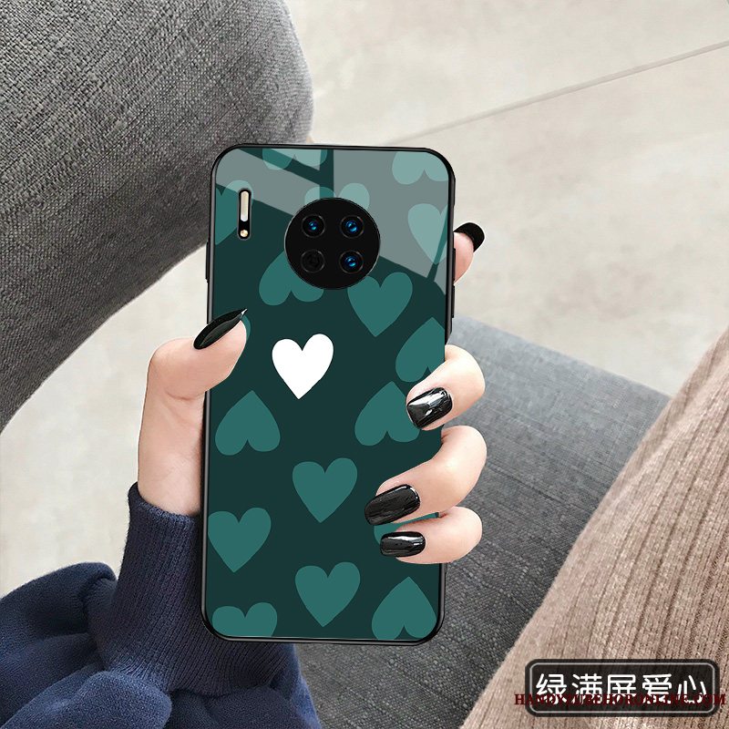 Etui Huawei Mate 30 Pro Tasker Frisk Lille Sektion, Cover Huawei Mate 30 Pro Beskyttelse Lyserød Smuk
