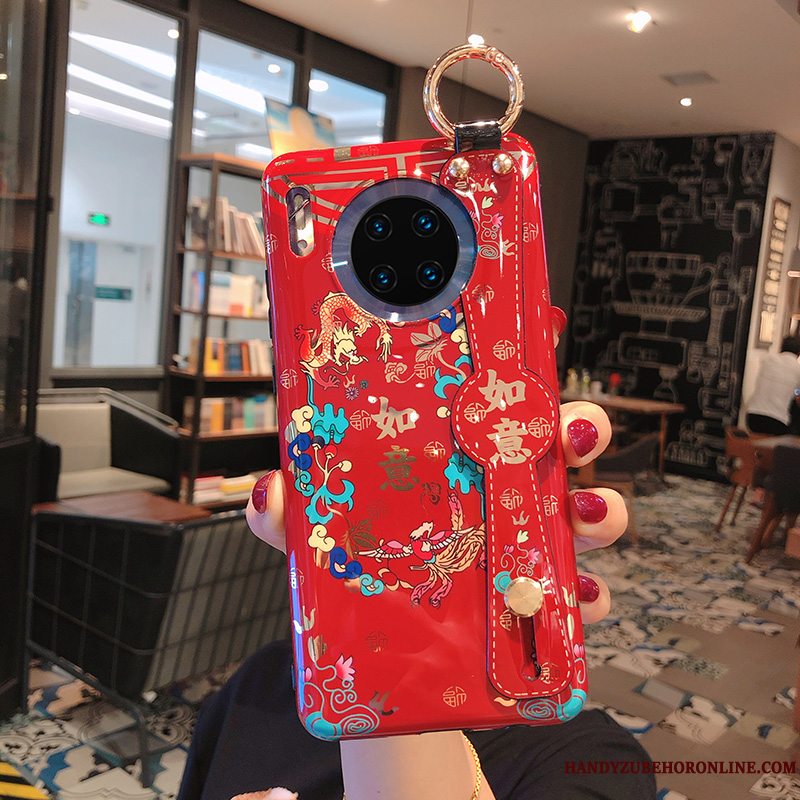 Etui Huawei Mate 30 Silikone Trend Telefon, Cover Huawei Mate 30 Blød Dragon Anti-fald