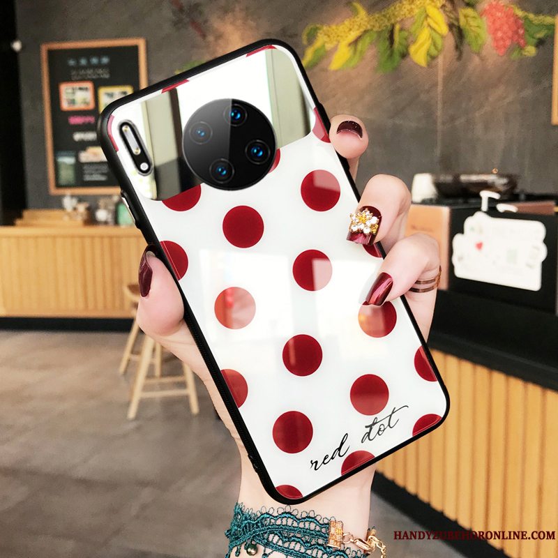 Etui Huawei Mate 30 Telefonhjerte, Cover Huawei Mate 30 Hængende Hals Trendy