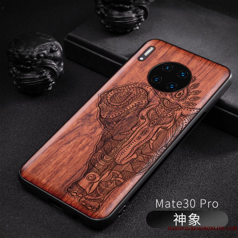 Etui Huawei Mate 30 Træ Anti-fald Af Personlighed, Cover Huawei Mate 30 Tasker Trend Original