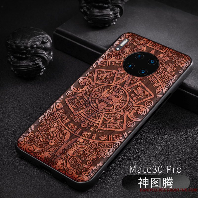 Etui Huawei Mate 30 Træ Anti-fald Af Personlighed, Cover Huawei Mate 30 Tasker Trend Original