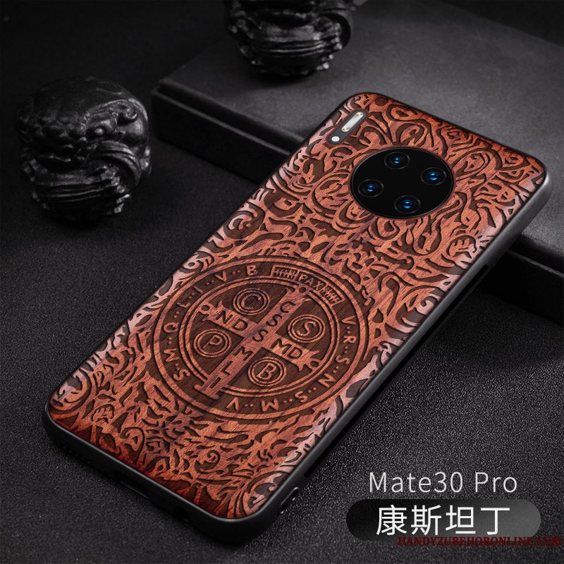 Etui Huawei Mate 30 Træ Anti-fald Af Personlighed, Cover Huawei Mate 30 Tasker Trend Original