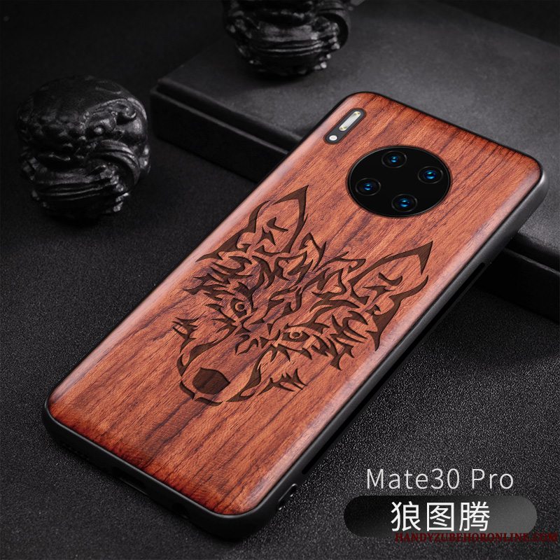 Etui Huawei Mate 30 Træ Anti-fald Af Personlighed, Cover Huawei Mate 30 Tasker Trend Original