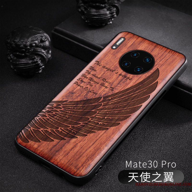 Etui Huawei Mate 30 Træ Anti-fald Af Personlighed, Cover Huawei Mate 30 Tasker Trend Original